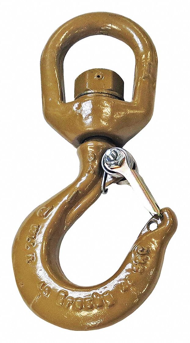 Amazon.com: Crosby L-322AN Swivel Hook with Latch | 15 Ton Working